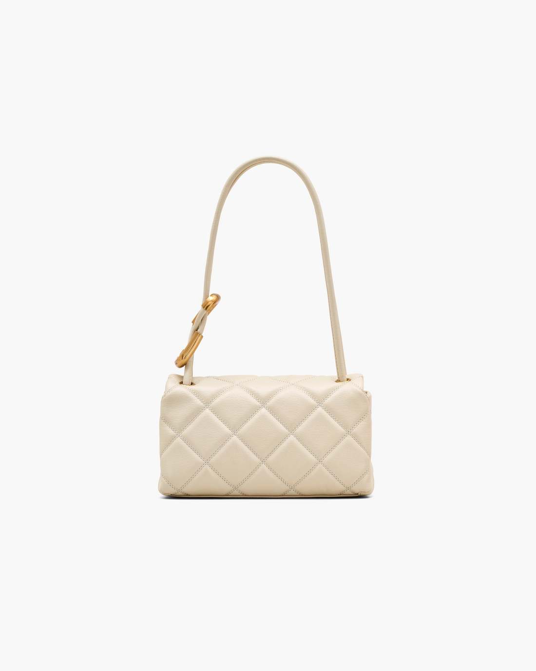 Marc Jacobs New - The Quilted Mini Dual Shoulder Bag Cloud White