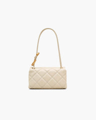 Marc Jacobs New - The Quilted Mini Dual Shoulder Bag Cloud White