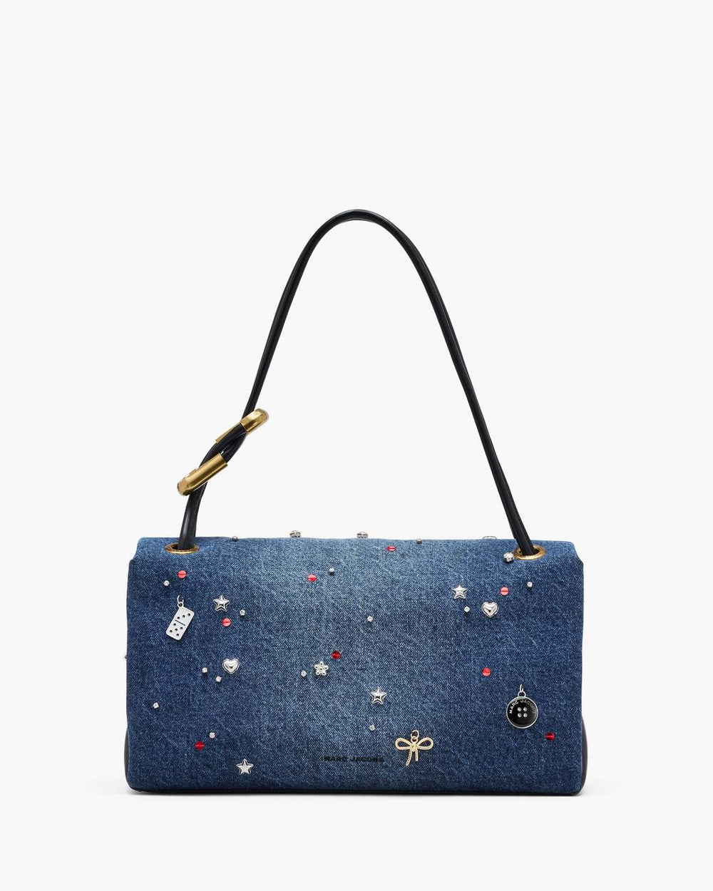 Marc Jacobs Online - The Trinket Charm Denim Large Dual Bag Medium Wash Multi