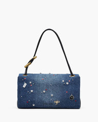 Marc Jacobs Online - The Trinket Charm Denim Large Dual Bag Medium Wash Multi
