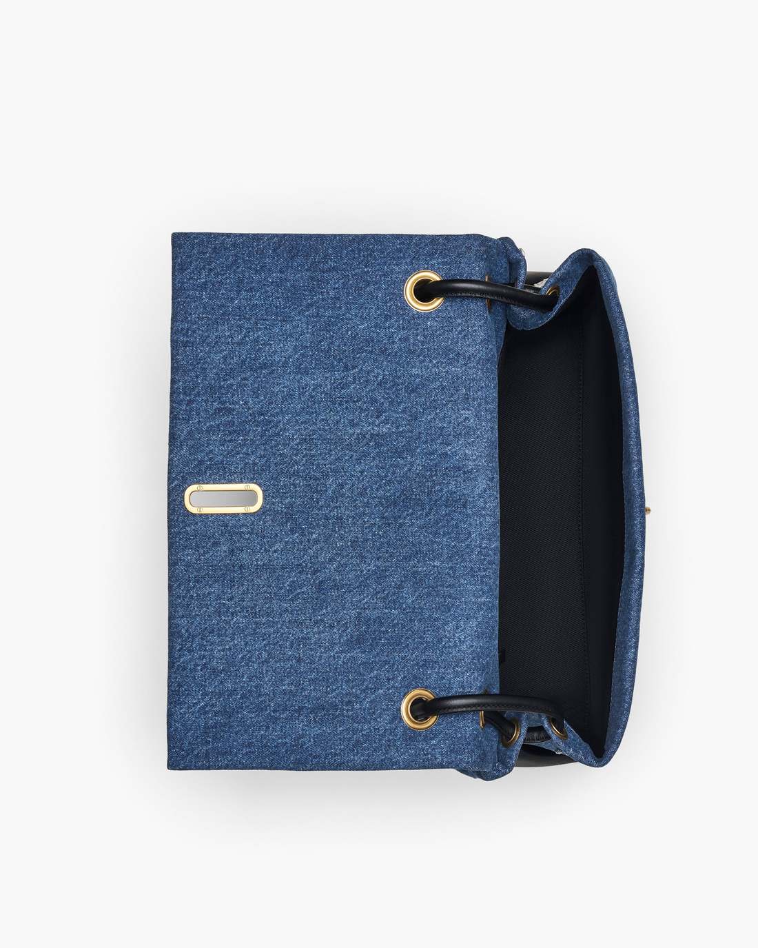 Marc Jacobs Online - The Trinket Charm Denim Large Dual Bag Medium Wash Multi