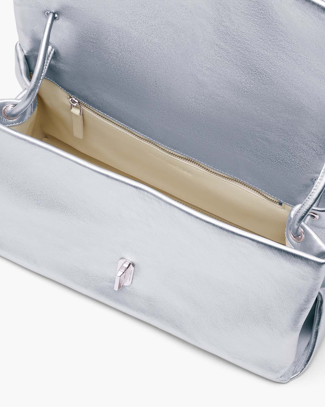 Marc Jacobs Sale - The Metallic Large Dual Bag Silver