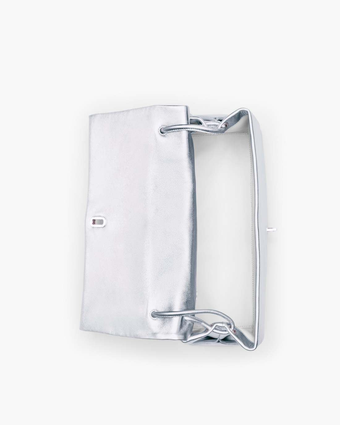 Marc Jacobs Sale - The Metallic Large Dual Bag Silver