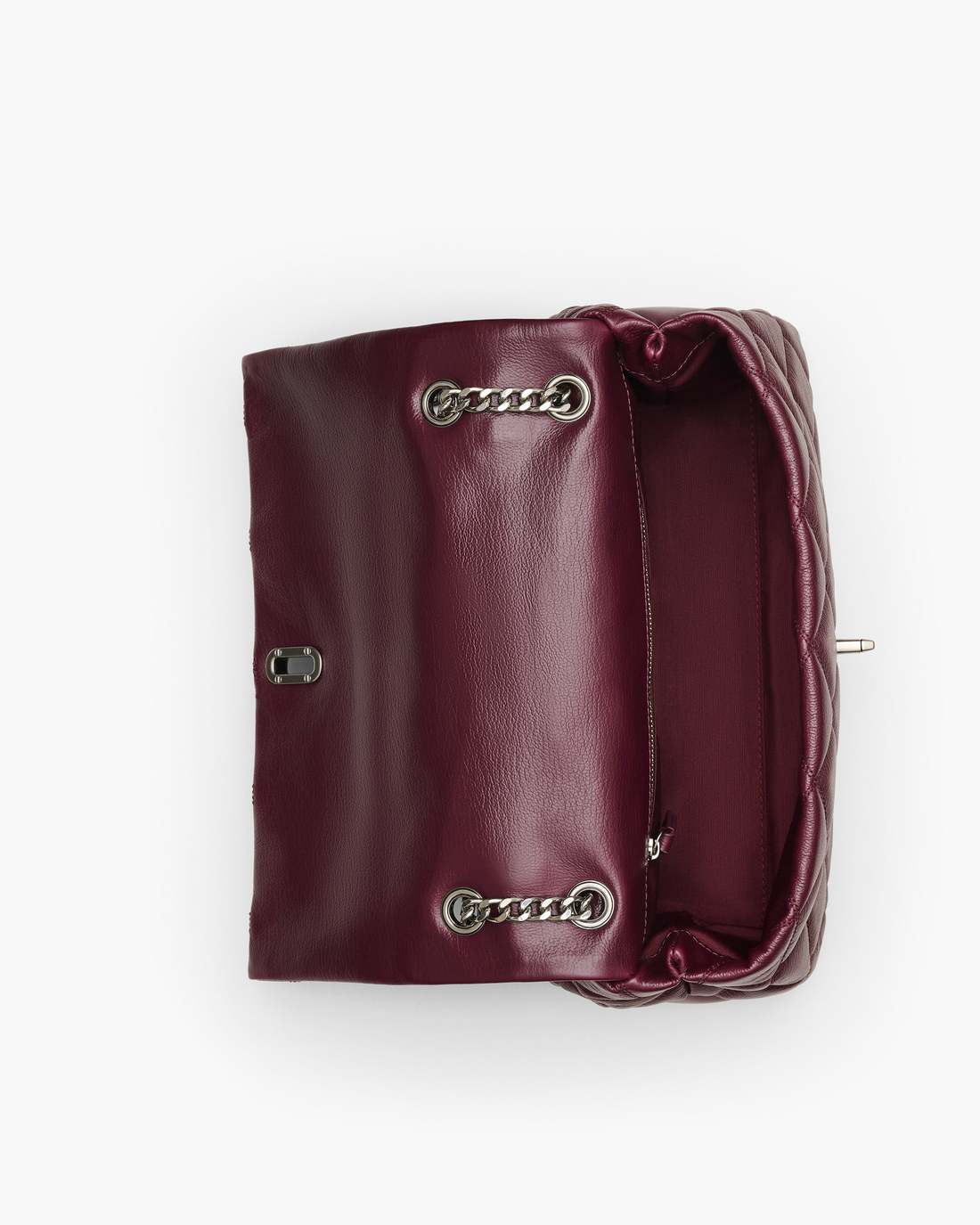 Marc Jacobs US - The Quilted Dual Convertible Shoulder Bag Dark Plum