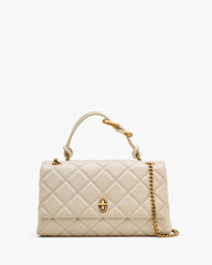 Marc Jacobs Online - The Quilted Dual Convertible Shoulder Bag Cloud White