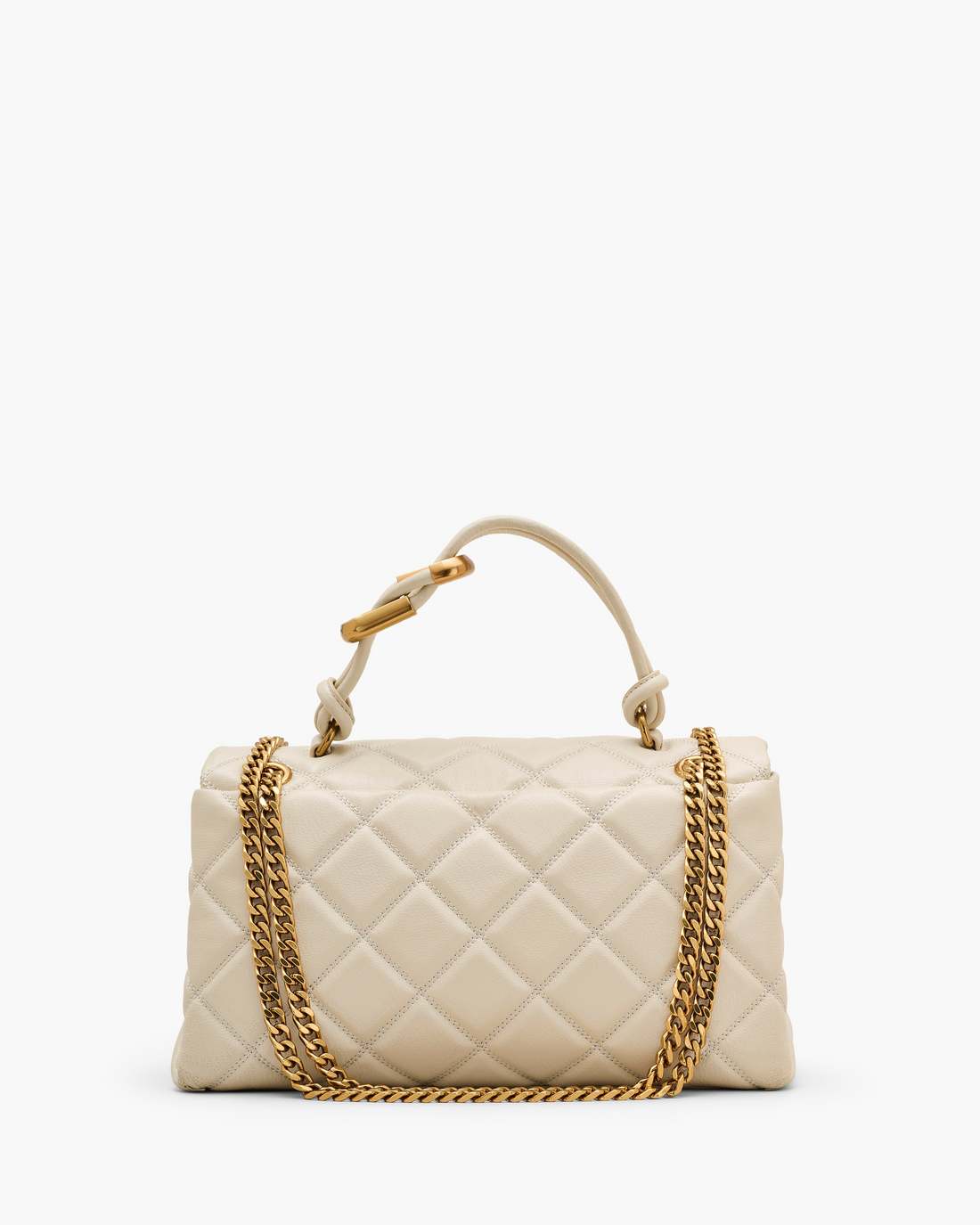 Marc Jacobs Online - The Quilted Dual Convertible Shoulder Bag Cloud White