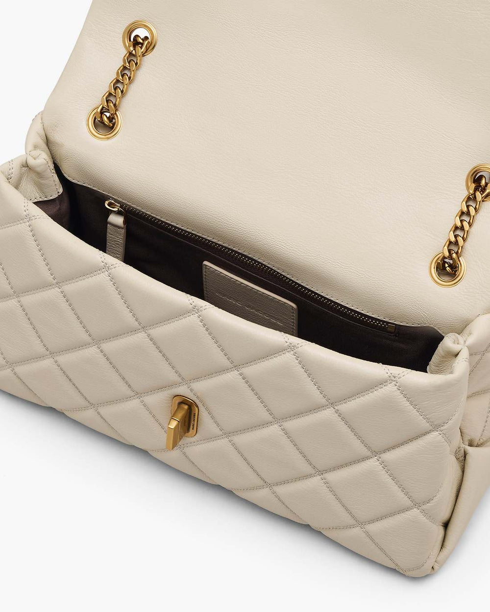 Marc Jacobs Online - The Quilted Dual Convertible Shoulder Bag Cloud White