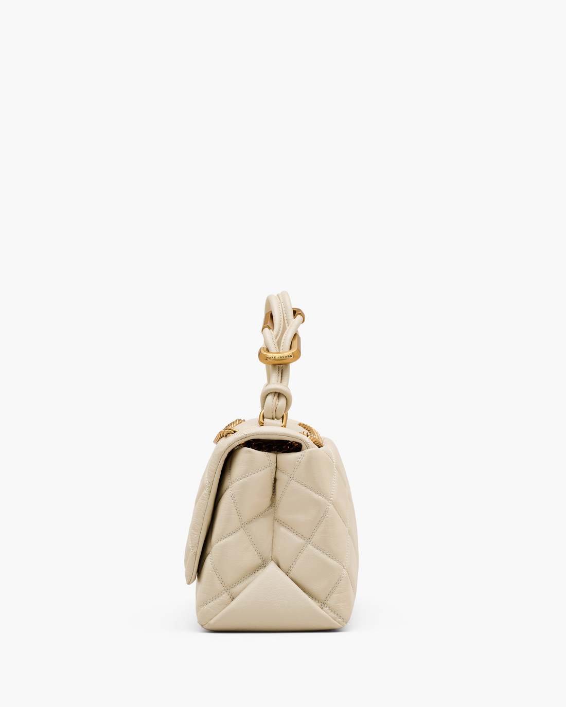 Marc Jacobs Online - The Quilted Dual Convertible Shoulder Bag Cloud White
