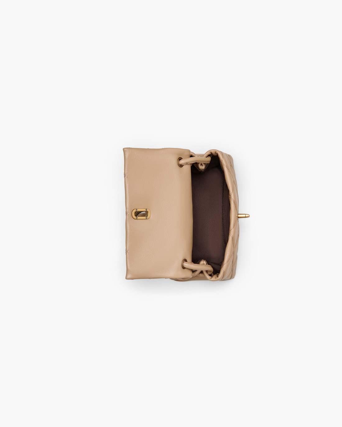 Marc Jacobs Sale - The Quilted Mini Dual Shoulder Bag Camel