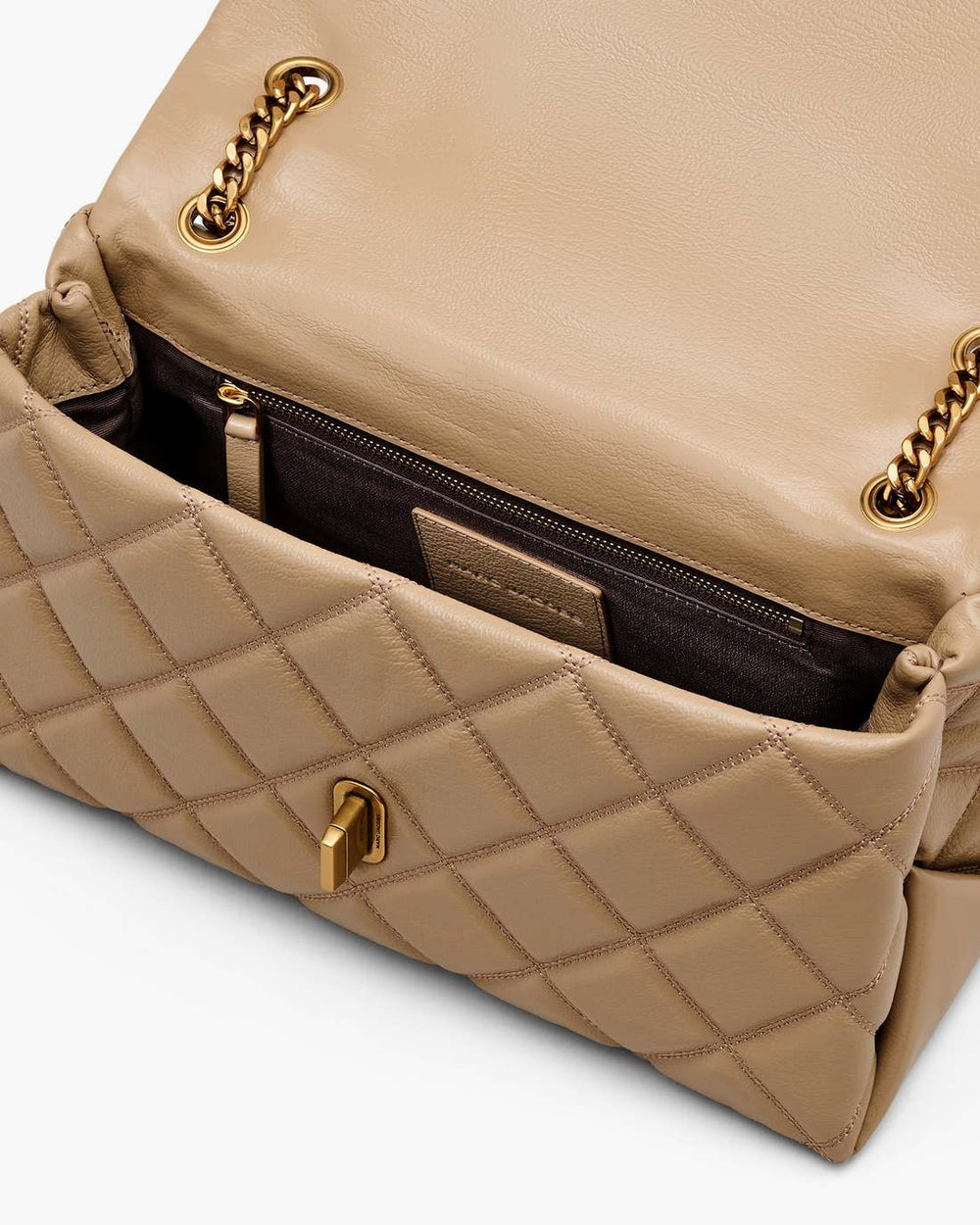 Marc Jacobs Outlet - The Quilted Dual Convertible Shoulder Bag Camel