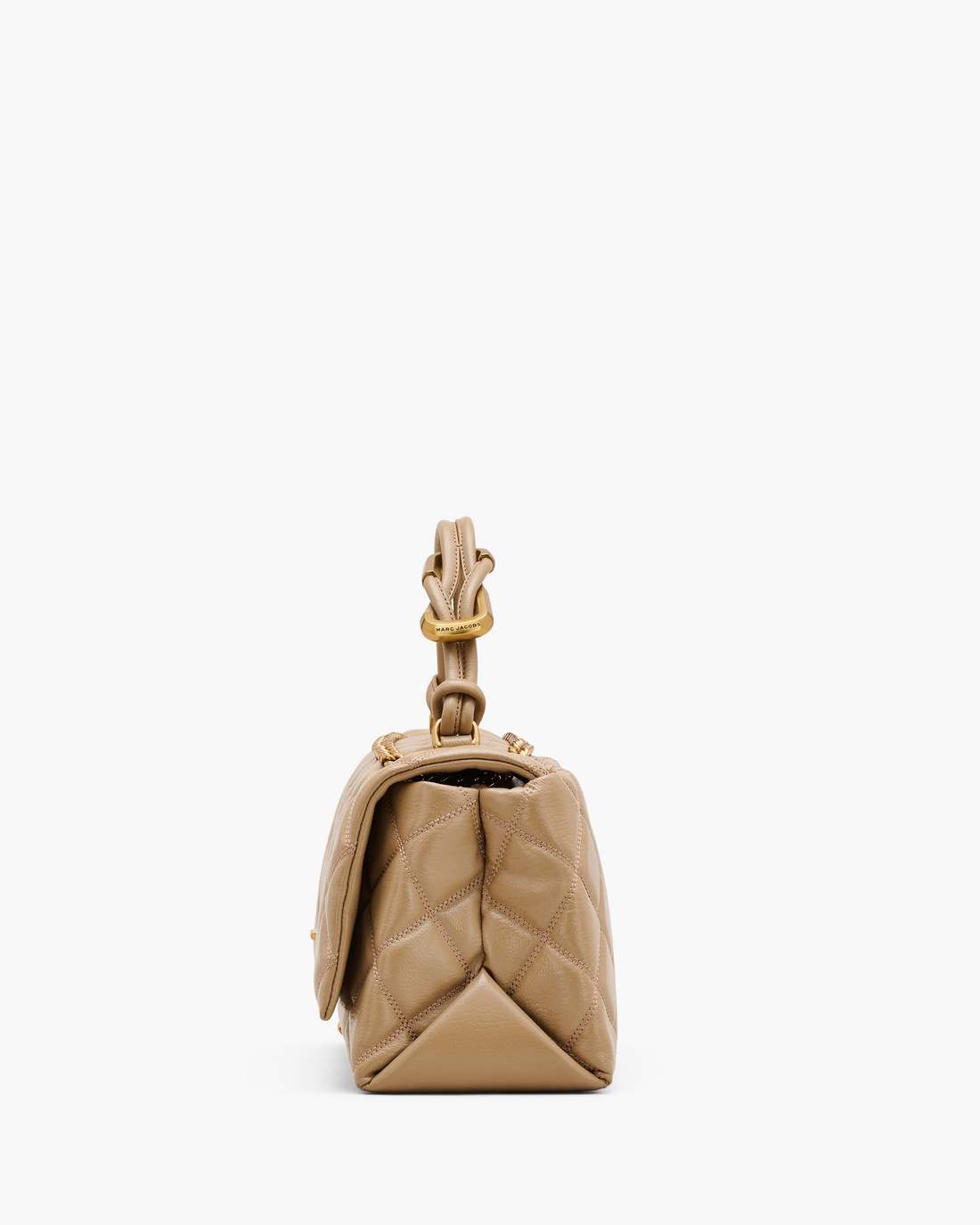 Marc Jacobs Outlet - The Quilted Dual Convertible Shoulder Bag Camel