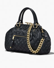 Marc Jacobs Online - Re-Edition Quilted Leather Stam Bag Black