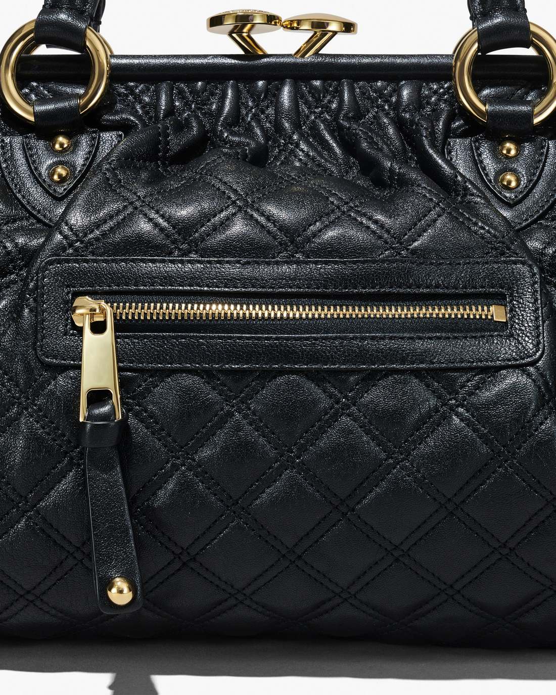 Marc Jacobs Online - Re-Edition Quilted Leather Stam Bag Black