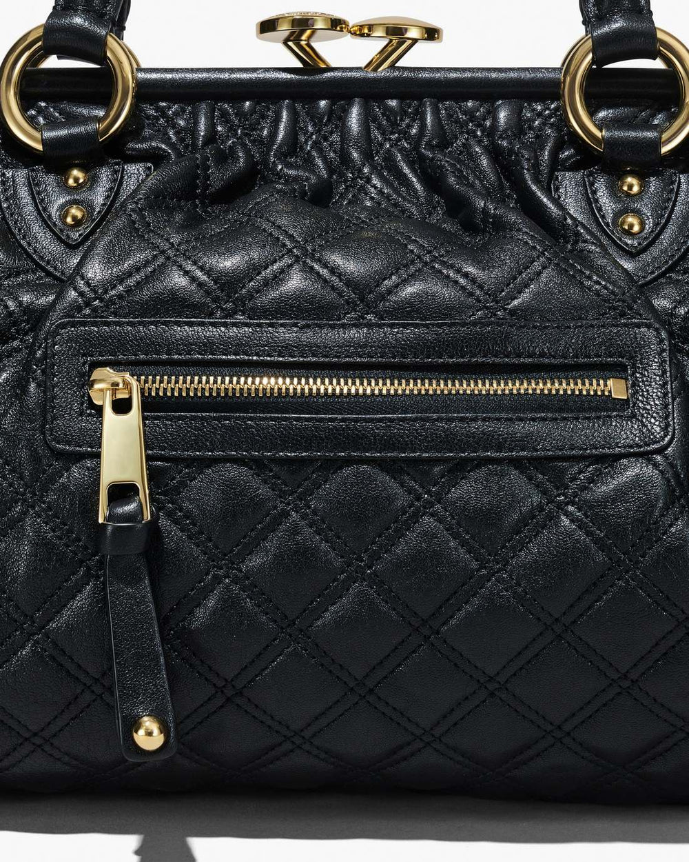 Marc Jacobs Online - Re-Edition Quilted Leather Stam Bag Black