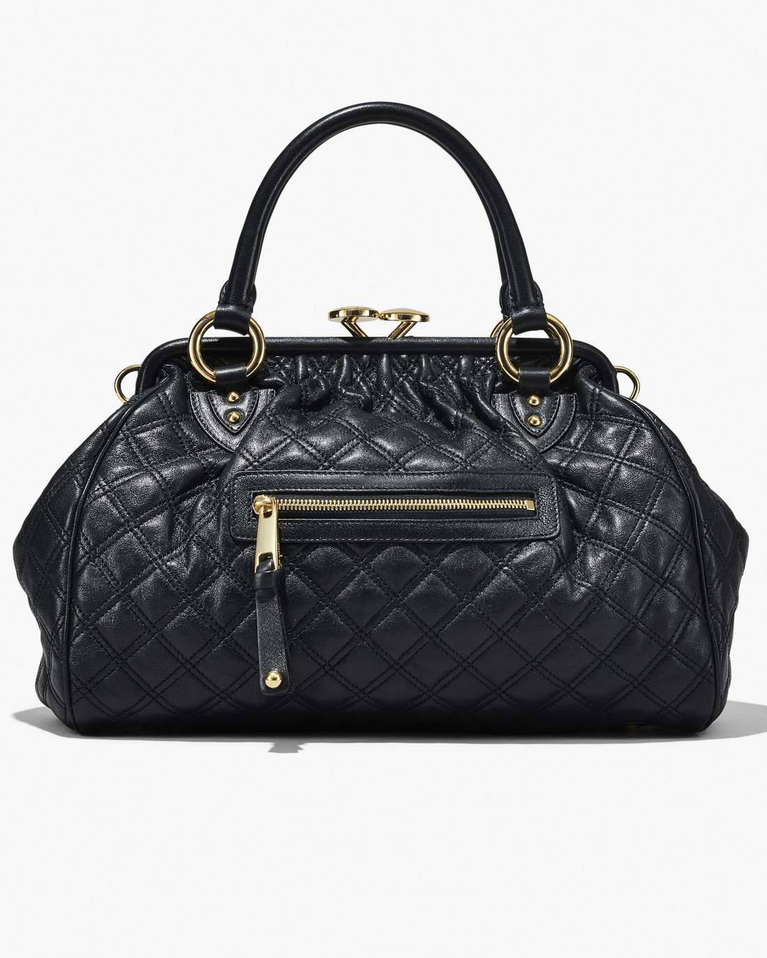 Marc Jacobs Online - Re-Edition Quilted Leather Stam Bag Black