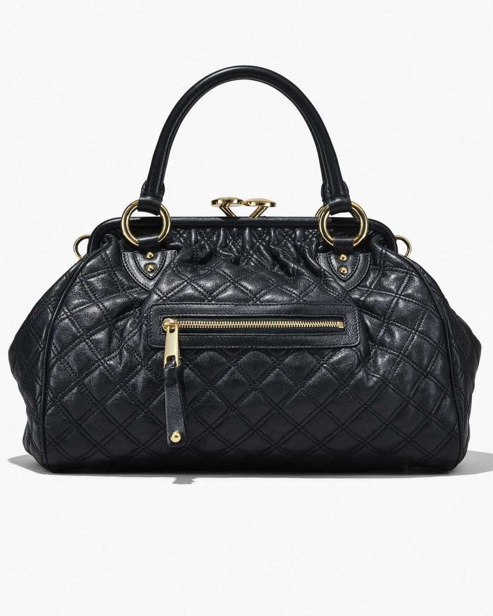 Marc Jacobs Online - Re-Edition Quilted Leather Stam Bag Black