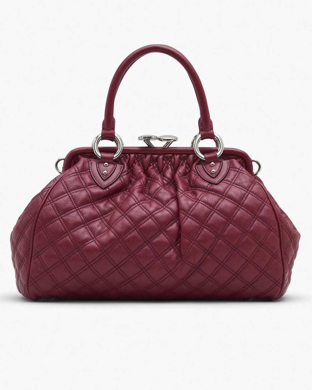 Marc Jacobs Sale - Re-Edition Quilted Leather Stam Bag Cherry