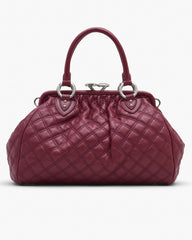 Marc Jacobs Sale - Re-Edition Quilted Leather Stam Bag Cherry