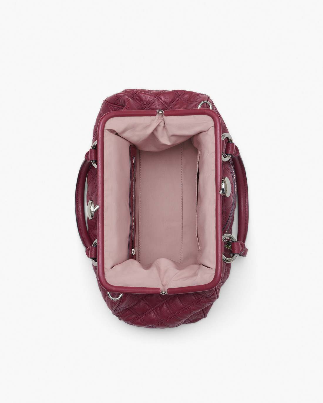 Marc Jacobs Sale - Re-Edition Quilted Leather Stam Bag Cherry