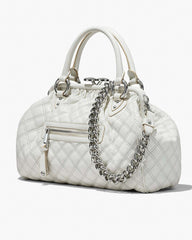 Marc Jacobs Discount - Re-Edition Quilted Leather Stam Bag Cloud White