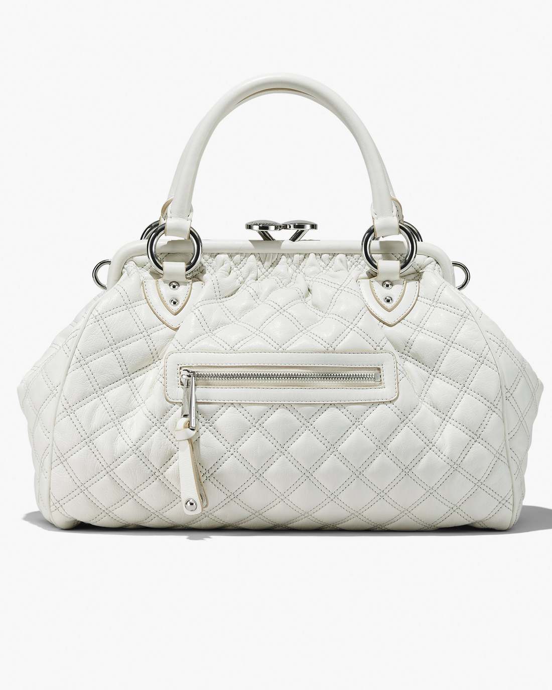 Marc Jacobs Discount - Re-Edition Quilted Leather Stam Bag Cloud White
