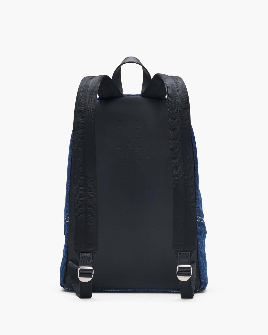 Marc Jacobs Discount - The Biker Colorblock Denim Large Backpack Indigo Multi