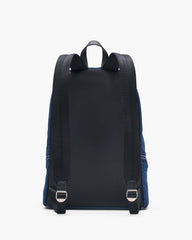Marc Jacobs Discount - The Biker Colorblock Denim Large Backpack Indigo Multi