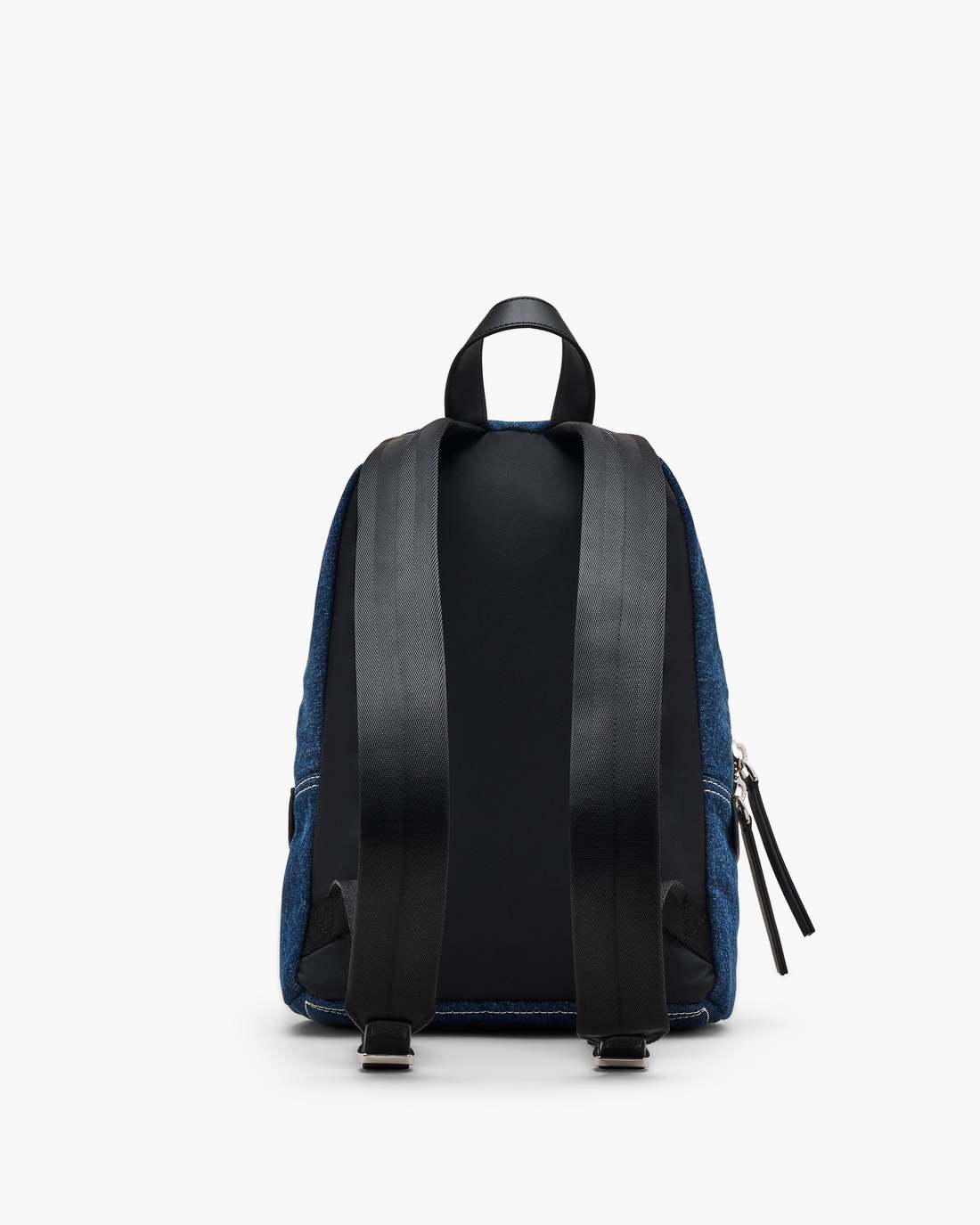 Marc Jacobs For Sale - The Biker Colorblock Denim Medium Backpack Indigo Multi