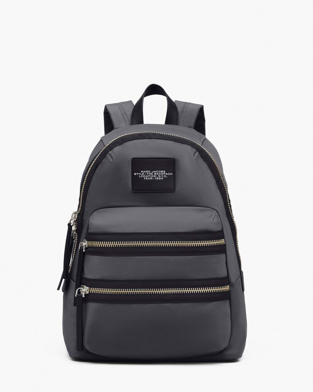 Marc Jacobs Outlet - The Biker Nylon Large Backpack Dark Shadow