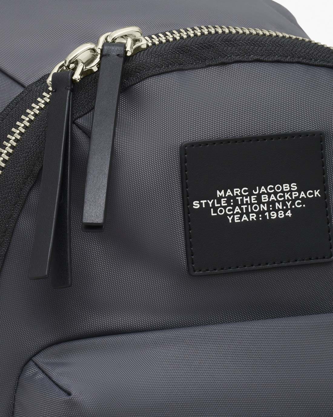 Marc Jacobs Outlet - The Biker Nylon Large Backpack Dark Shadow