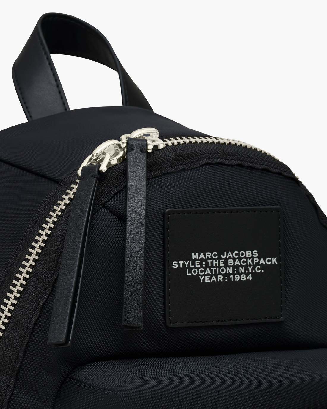 Marc Jacobs US - The Biker Nylon Medium Backpack Black