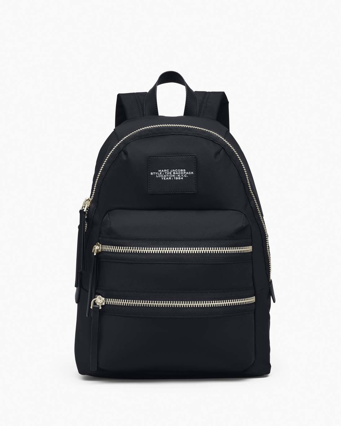 Marc Jacobs New - The Biker Nylon Large Backpack Black