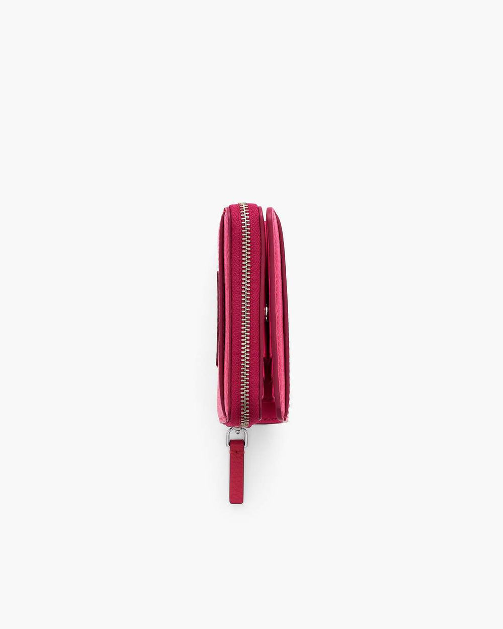 Marc Jacobs New - The Leather Mini Compact Wallet Raspberry Pink