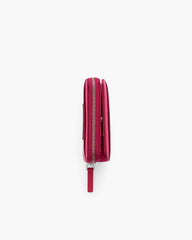 Marc Jacobs New - The Leather Mini Compact Wallet Raspberry Pink