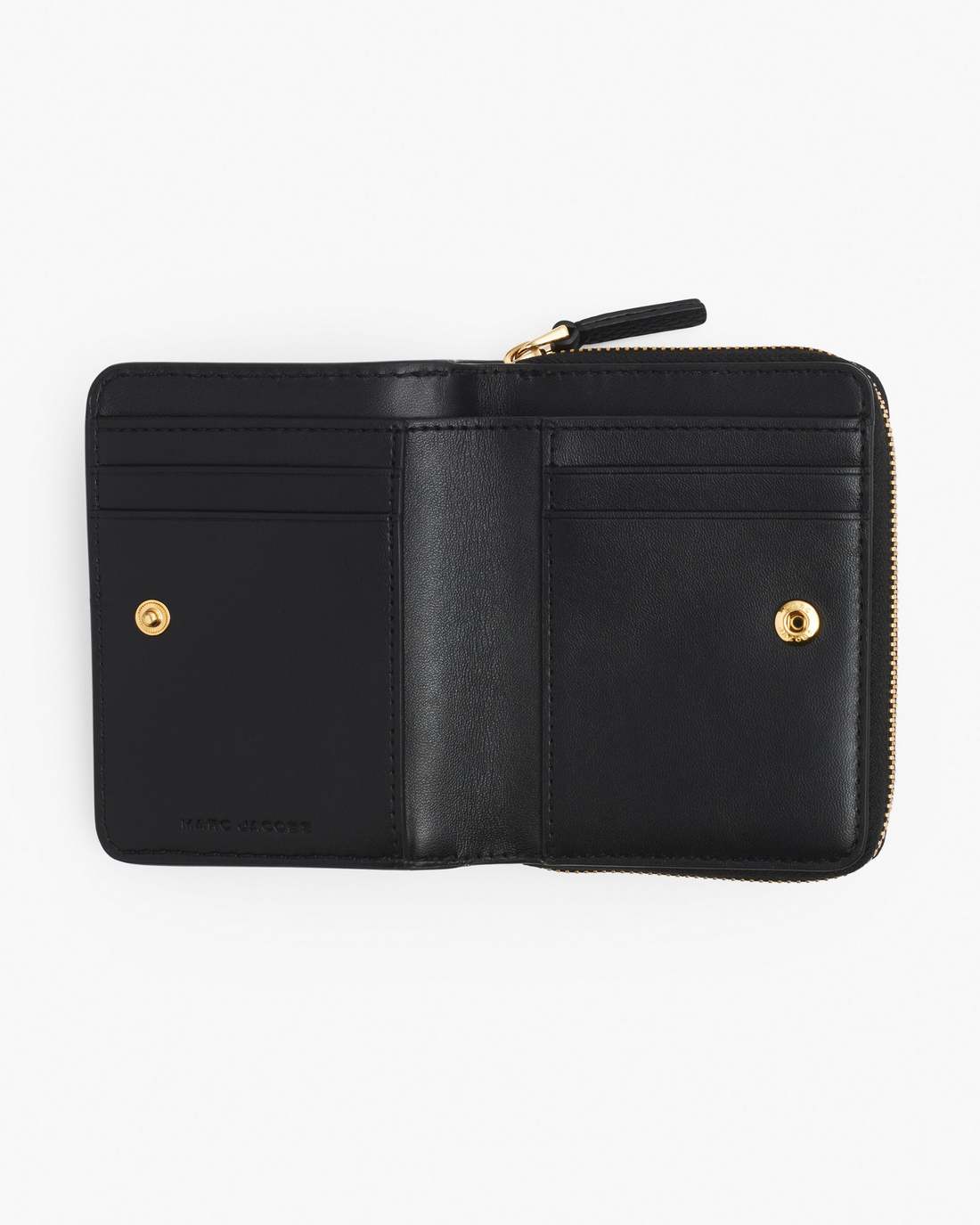 Marc Jacobs Sale - The Leather Mini Compact Wallet Black