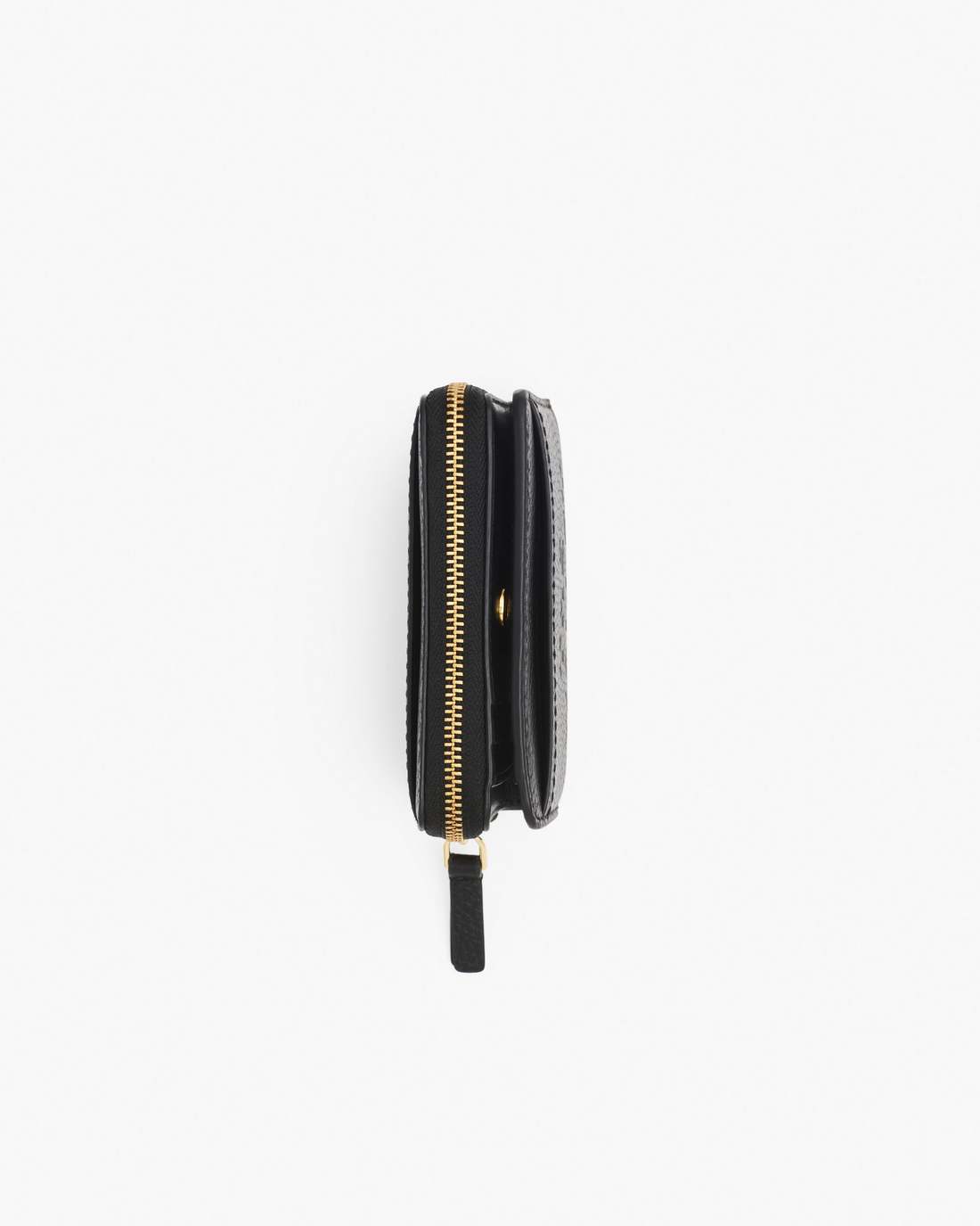 Marc Jacobs Sale - The Leather Mini Compact Wallet Black