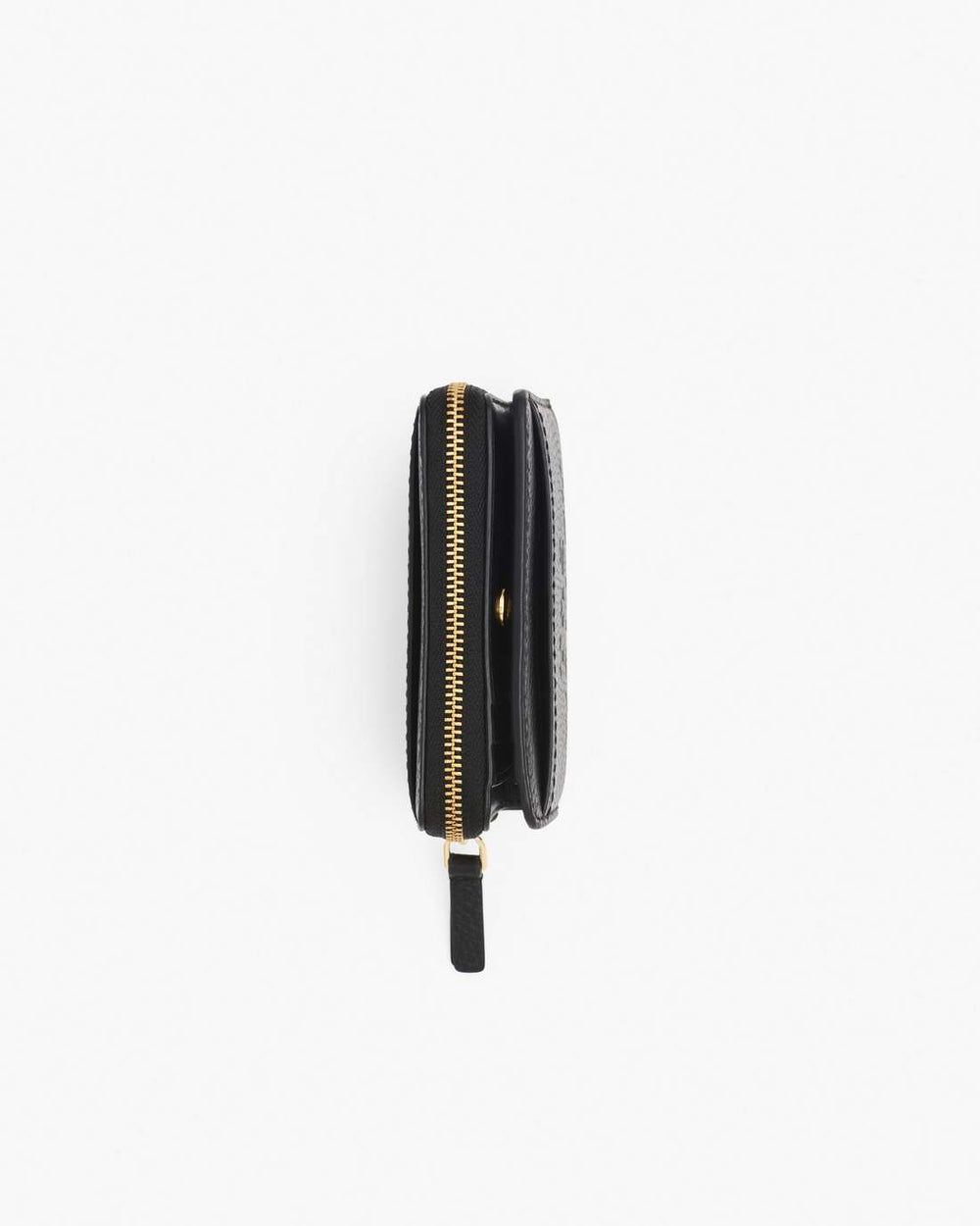 Marc Jacobs Sale - The Leather Mini Compact Wallet Black