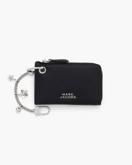 Marc Jacobs For Sale - The Everyday Top Zip Charm Wallet Black