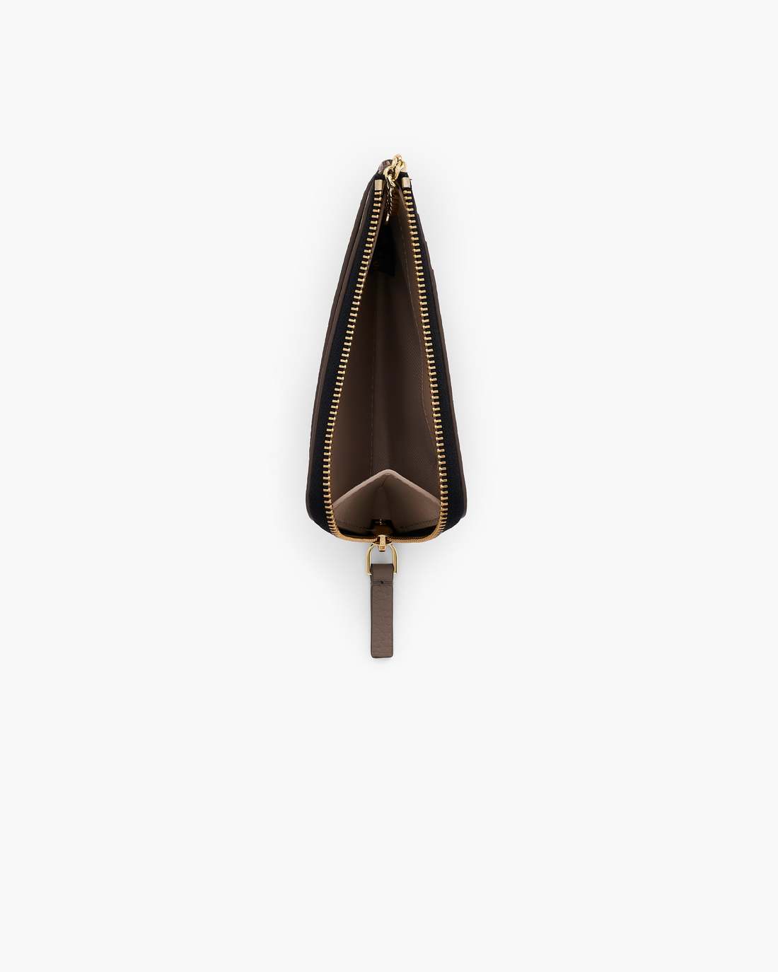 Marc Jacobs New - The Leather Top Zip Multi Wallet Cement