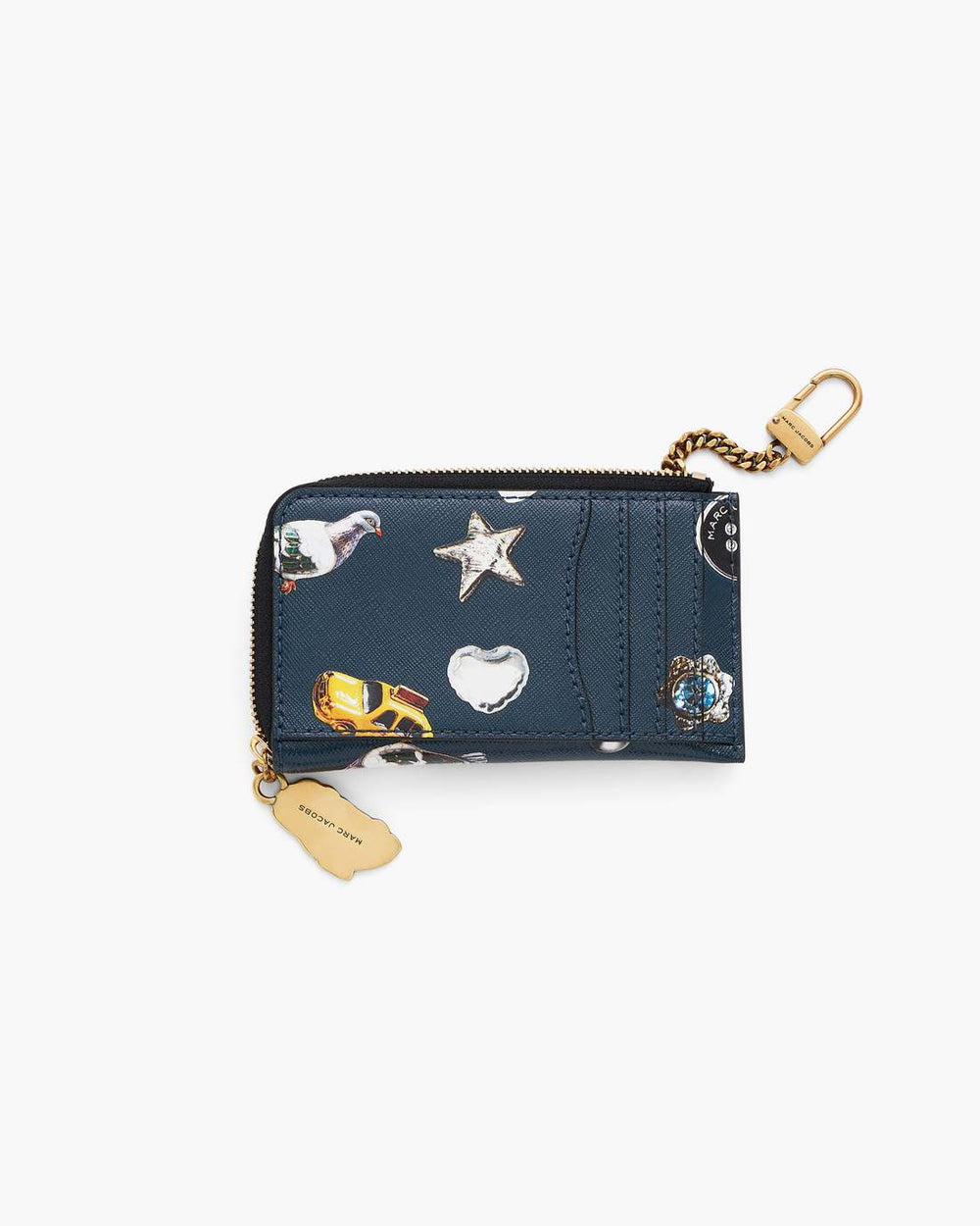 Marc Jacobs Online - The Trinket Utility Snapshot Top Zip Multi Wallet Navy Multi