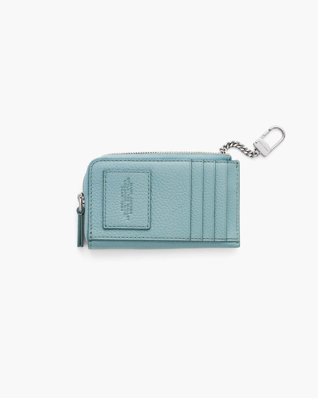 Marc Jacobs Sale - The Leather Top Zip Multi Wallet Sky Blue