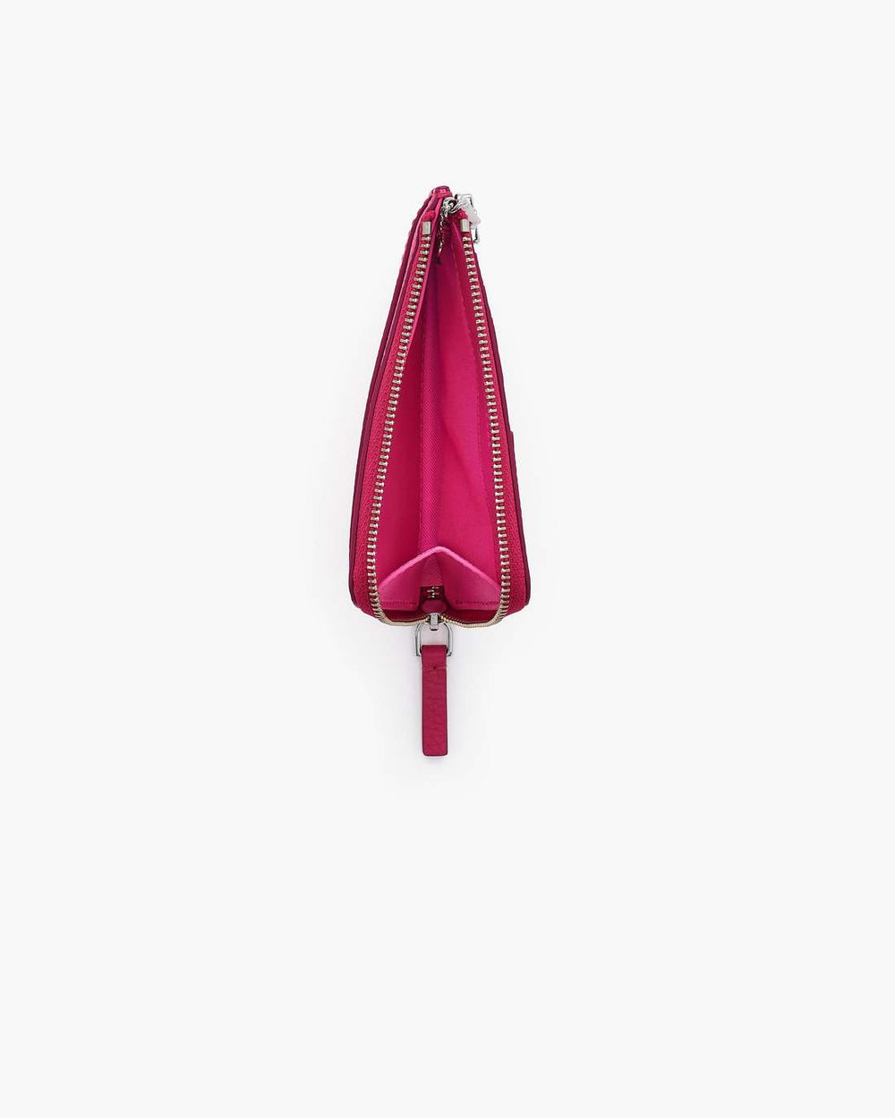 Marc Jacobs Discount - The Leather Top Zip Multi Wallet Raspberry Pink