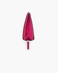 Marc Jacobs Discount - The Leather Top Zip Multi Wallet Raspberry Pink