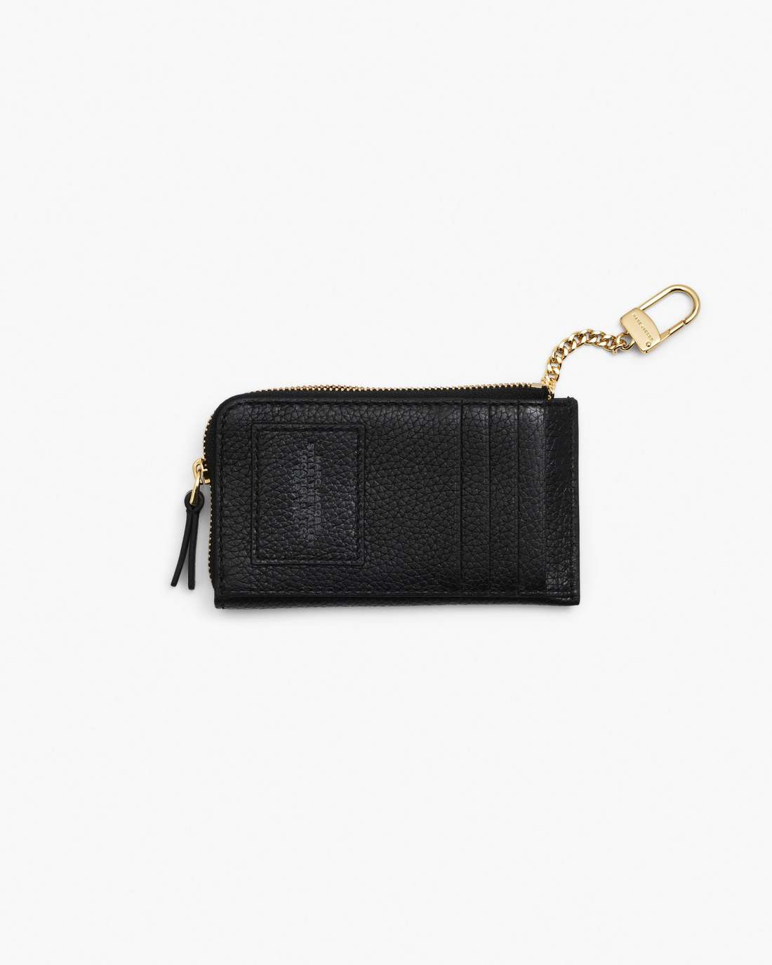 Marc Jacobs New - The Leather Top Zip Multi Wallet Black