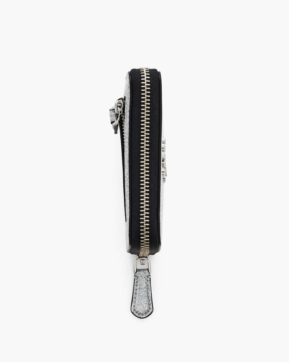 Marc Jacobs For Sale - The Coated Glitter Everyday Slim Compact Wallet Silver