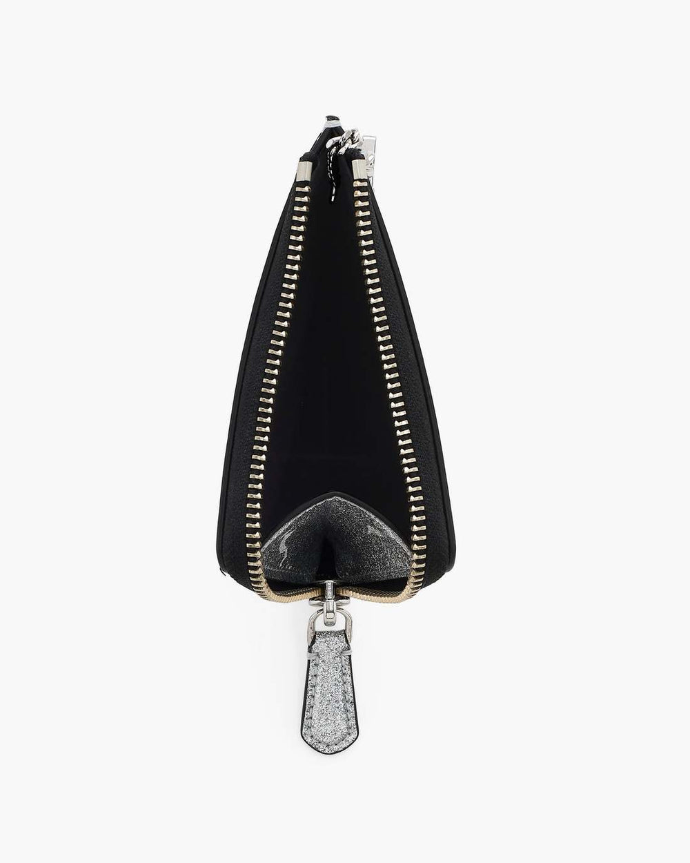 Marc Jacobs Online - The Coated Glitter Everyday Top Zip Wallet Silver