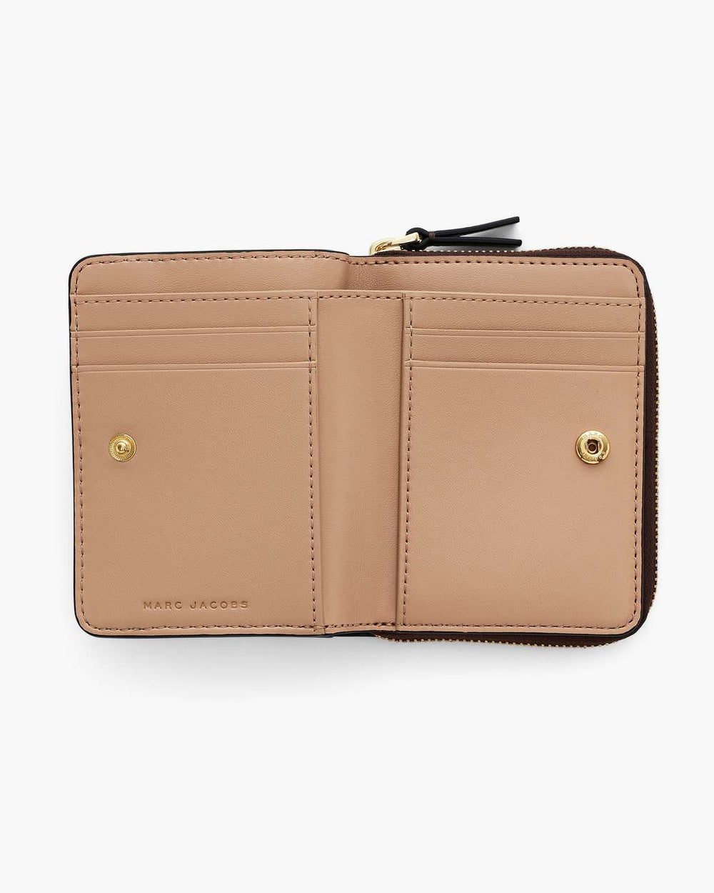 Marc Jacobs Sale - The Leather Mini Compact Wallet Ganache
