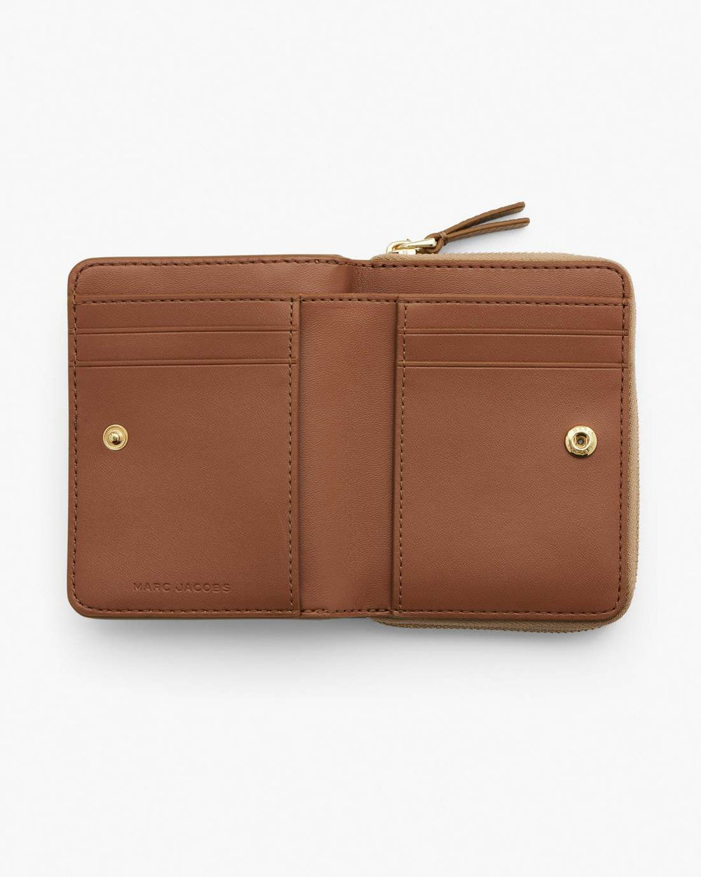 Marc Jacobs For Sale - The Leather Mini Compact Wallet Camel