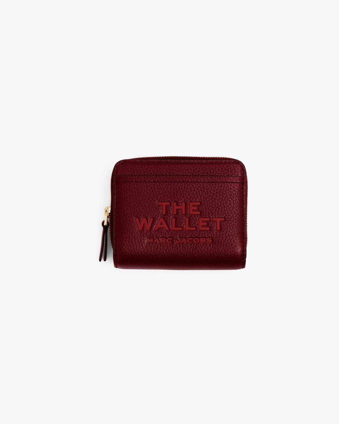 Marc Jacobs New - The Leather Mini Compact Wallet Cherry