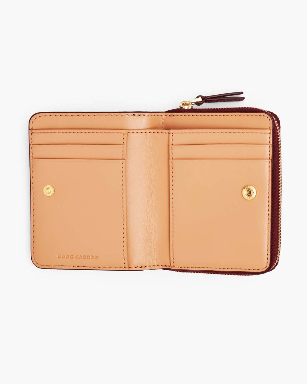 Marc Jacobs New - The Leather Mini Compact Wallet Cherry